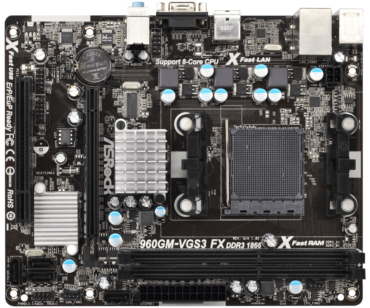 Asrock 960gm gs3 fx обзор